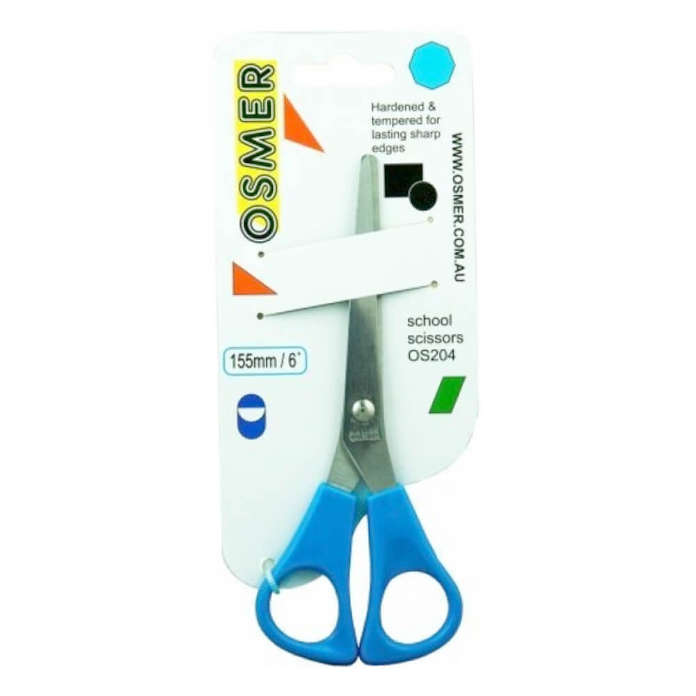 Osmer School Scissors 15cm (Blue)