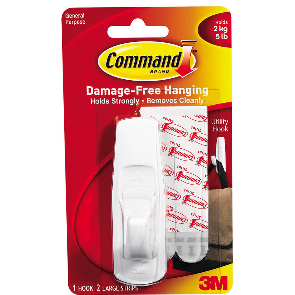 Command Self-Adhesive Hook (White)