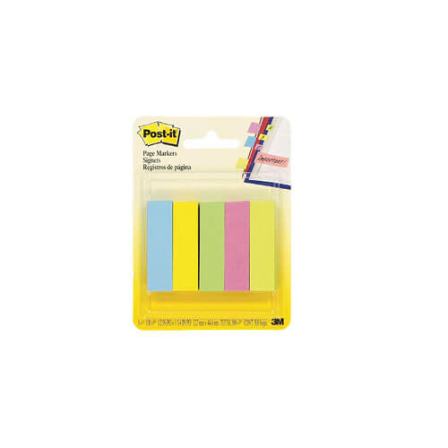 Post-it Page Markers 500 Sheets (5 Colours)