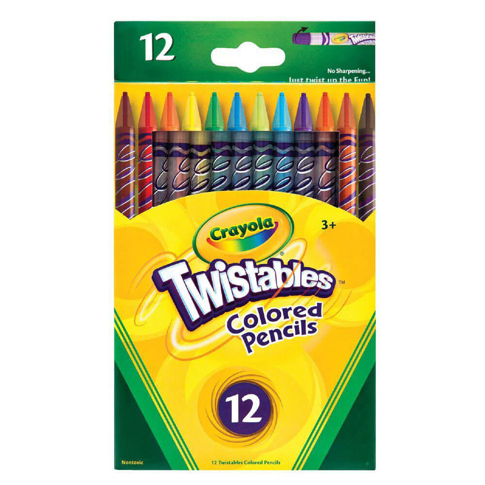 Crayola Twistables Coloured Pencil (12pk)