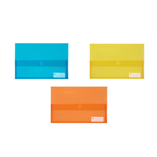 Marbig Translucent Document Wallet (Foolscap)