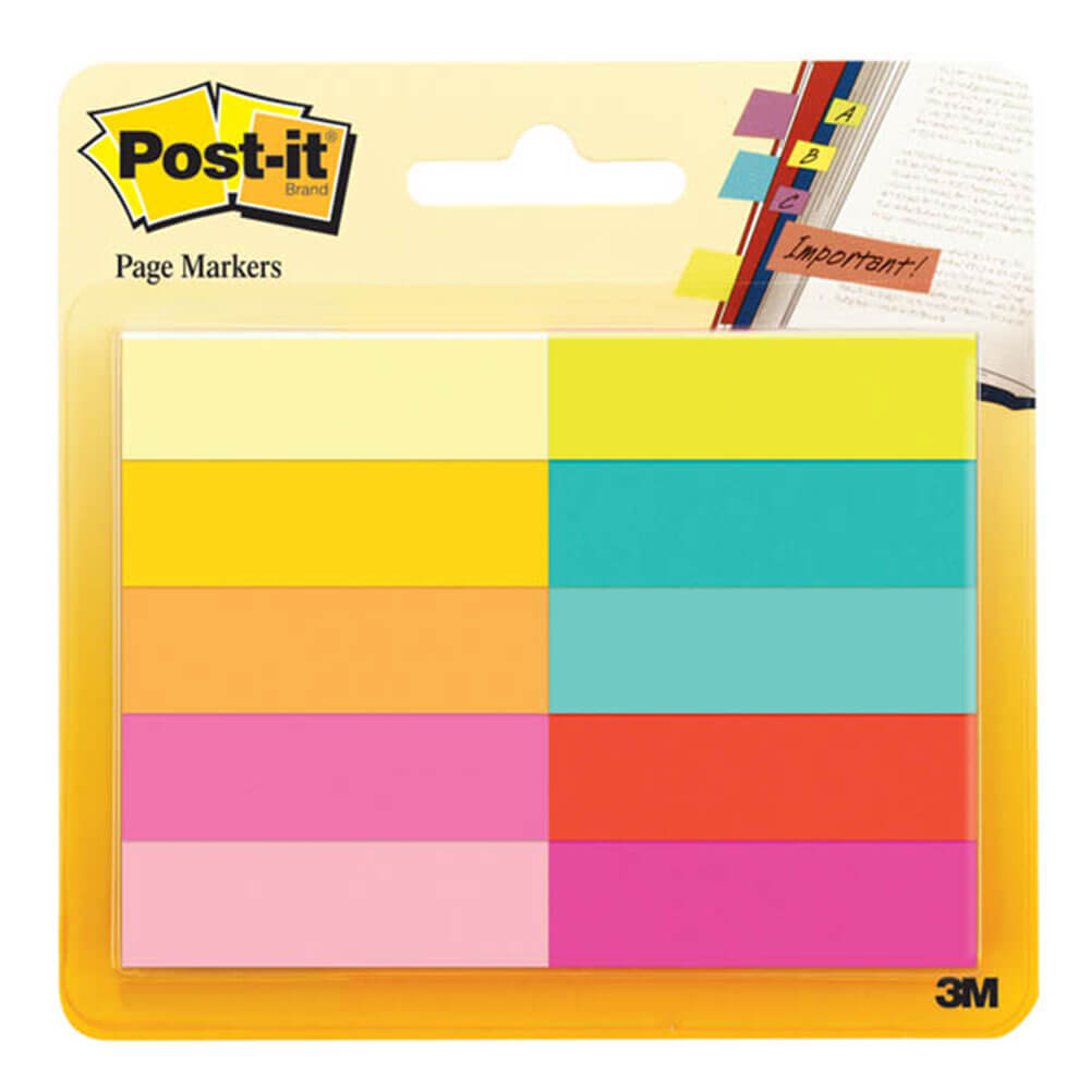 Post-it Page Markers 500 Sheets (10 Jaipur Colours)