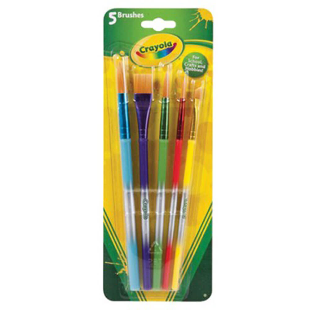Crayola Art & Craft Brushes 5pk (Assorted)