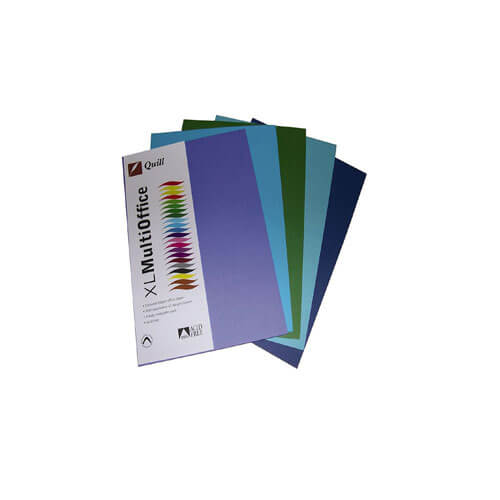 Quill Multioffice Paper 100pk 80gsm A4 (Assorted)