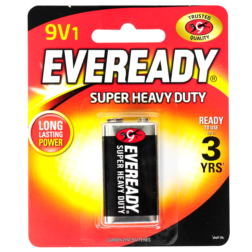 Eveready Super Heavy-duty Battery 1222 9V Single Pack