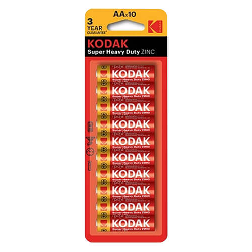 Kodak Super Heavy-duty Batteries (AA)