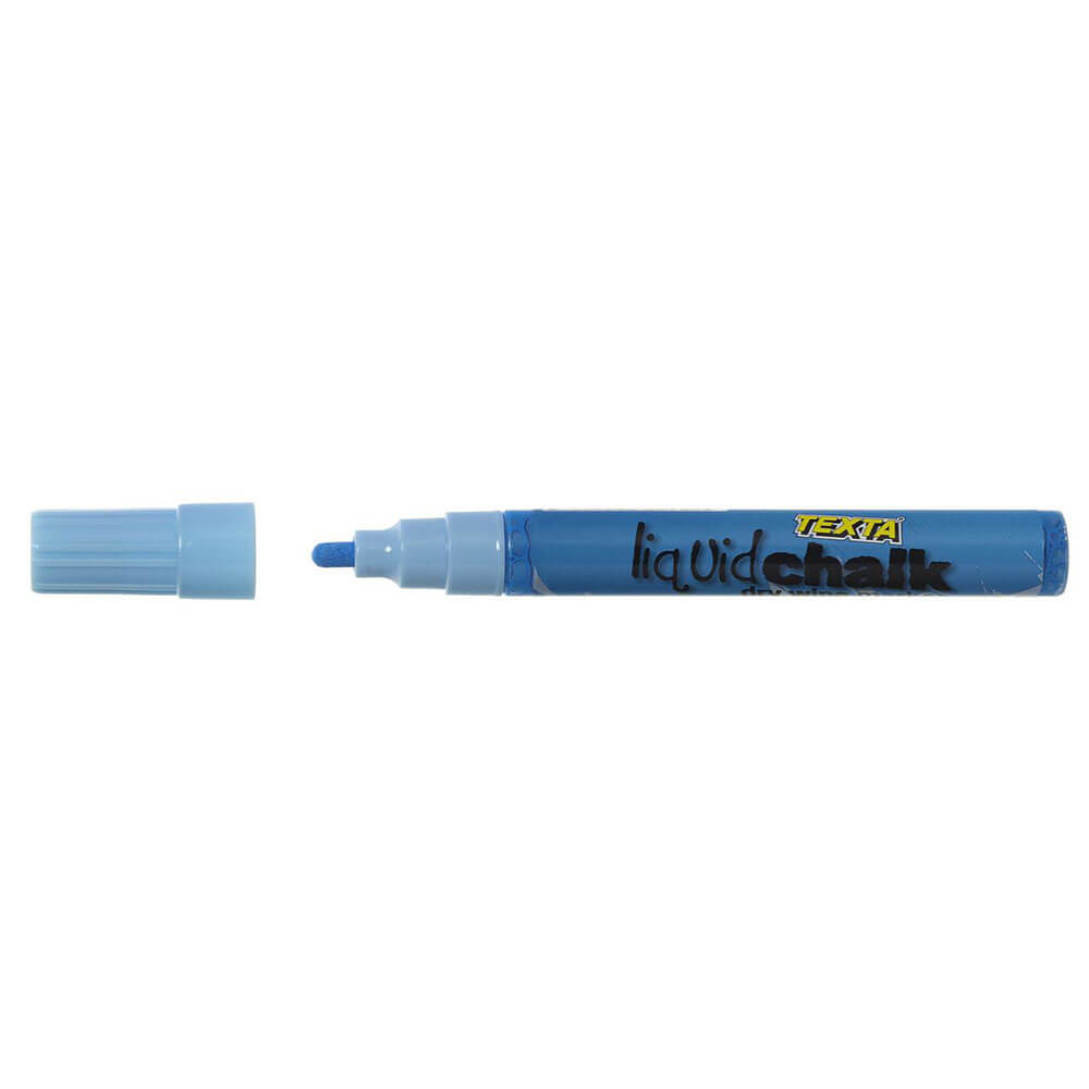 Texta Liquid Chalk Bullet Tip Dry Wipe Marker 4.5mm (Blue)