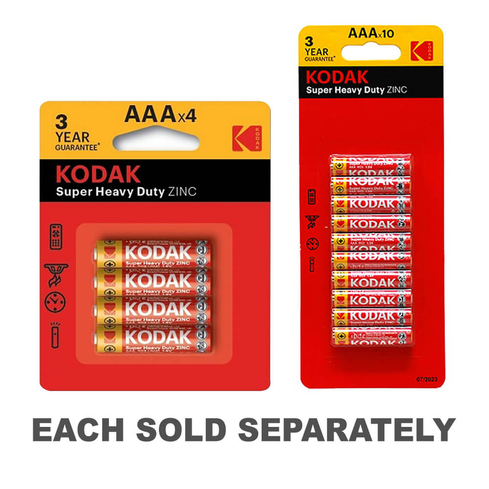 Kodak Super Heavy-duty Batteries (AAA)