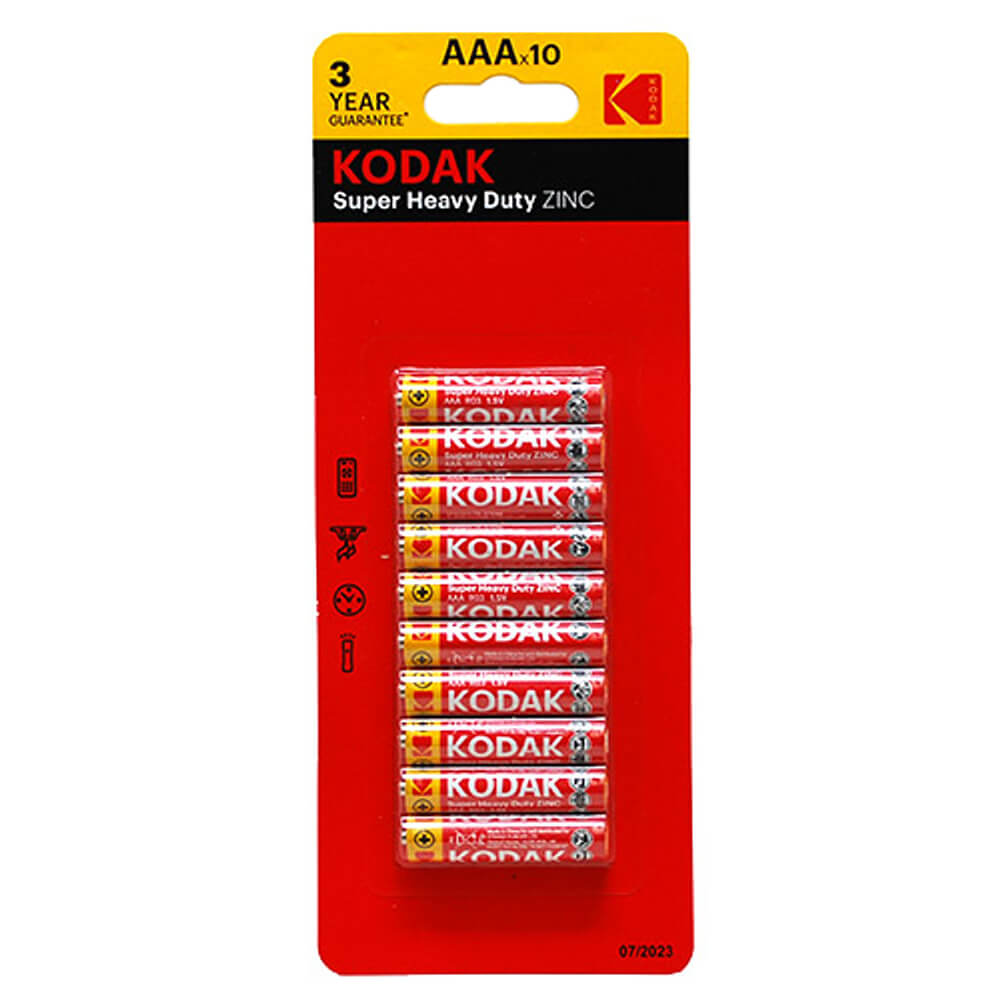 Kodak Super Heavy-duty Batteries (AAA)