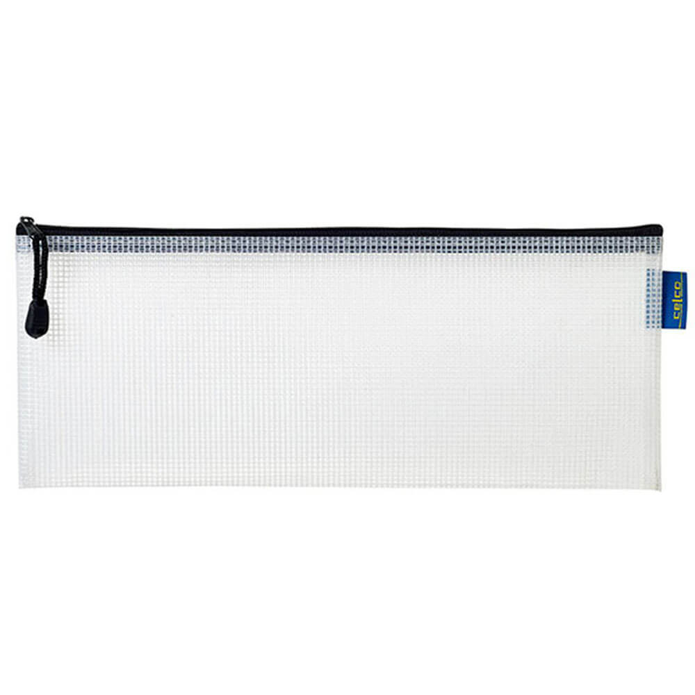 Celco Mesh Pencil Case 340x135mm (Clear)