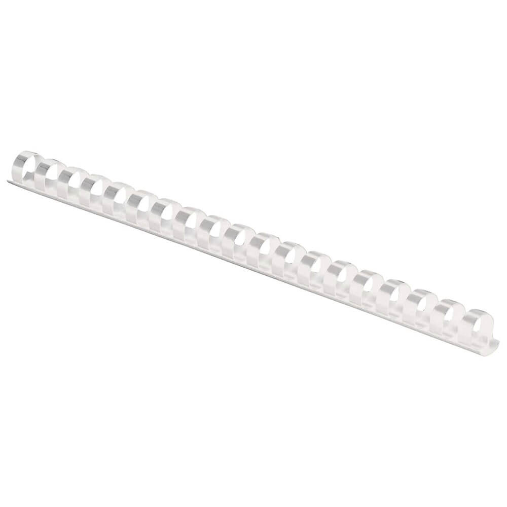 Fellowes 21 Ring Binding Combs 100pk 6mm (White)