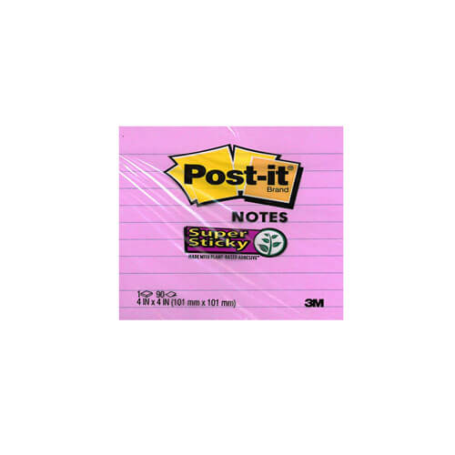 Post-it Super Sticky Lined Notes (90 Sheets)