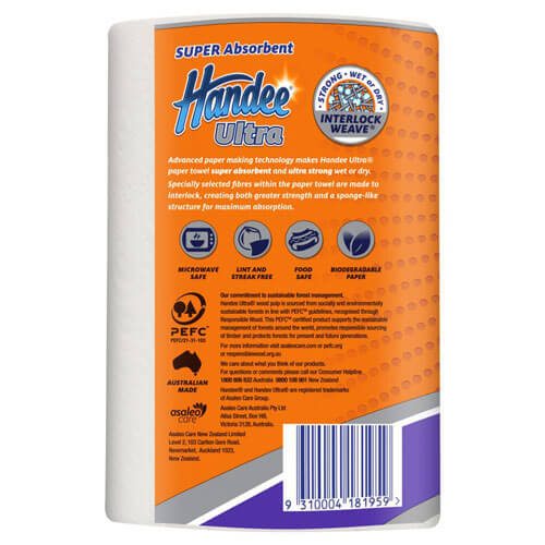 Handee Ultra Kitchen Paper Towel Roll (2 Ply)