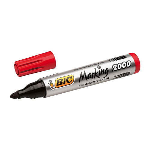 Bic Bullet Tip Permanent Marker 12pcs (1.7mm)