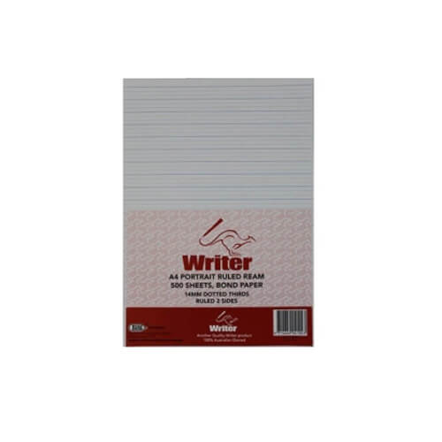Writer A4 14mm Dotted Thirds Exam Paper (500pcs)