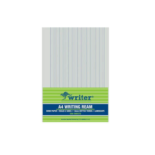 Writer A4 14mm Dotted Thirds Exam Paper (500pcs)