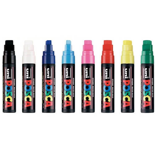 Uni Posca Marker Assorted Color 15mm (Box of 5)