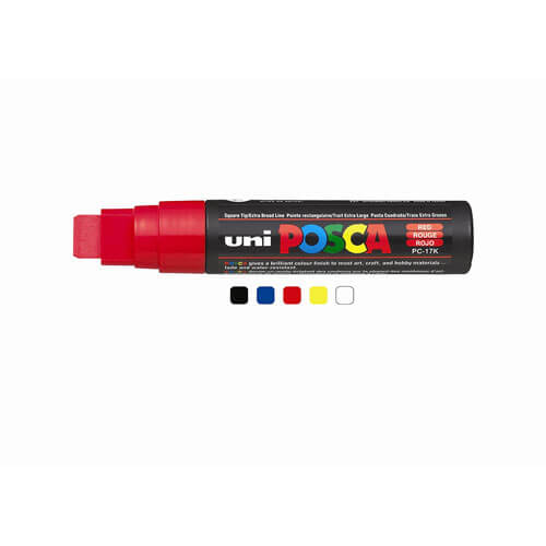 Uni Posca Marker Assorted Color 15mm (Box of 5)