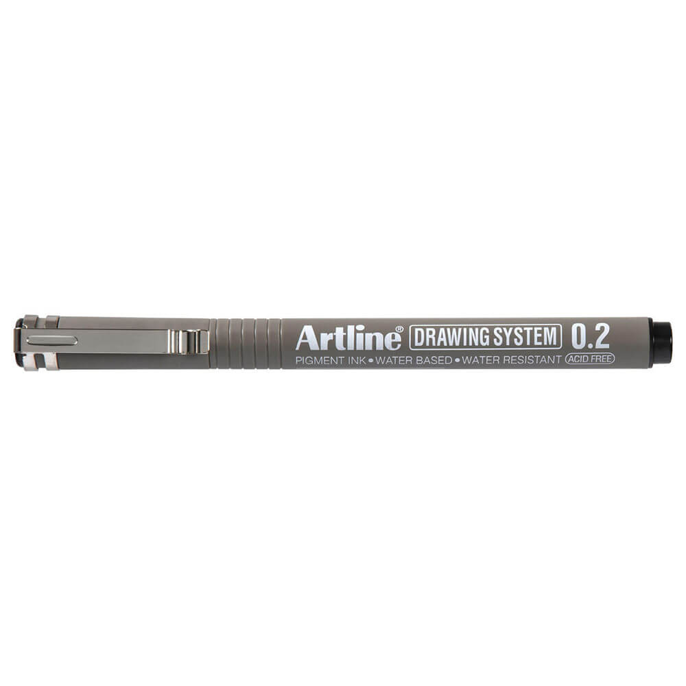 Artline Drawing System Pen 12pcs (Black)