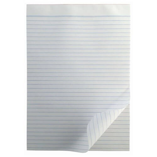 Writed A5 Bank Ruled Office Pad 50gsm (Pack of 10)