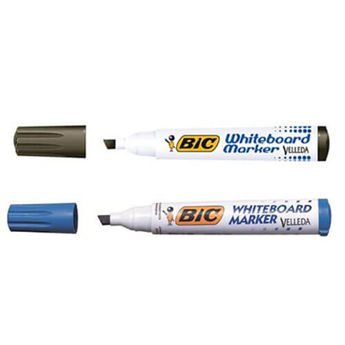 Bic Chisel Tip Whiteboard Marker (Box of 12)