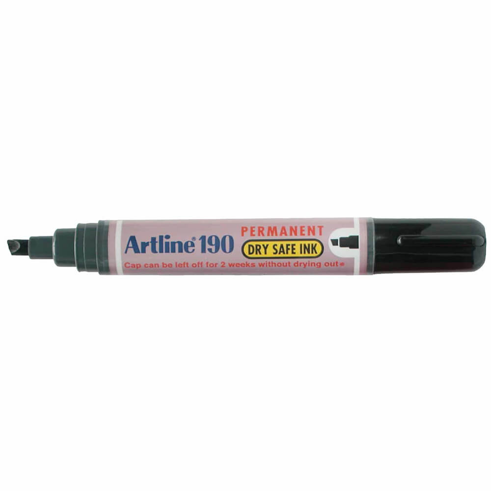 Artline Chisel Marker Black (Box of 12)