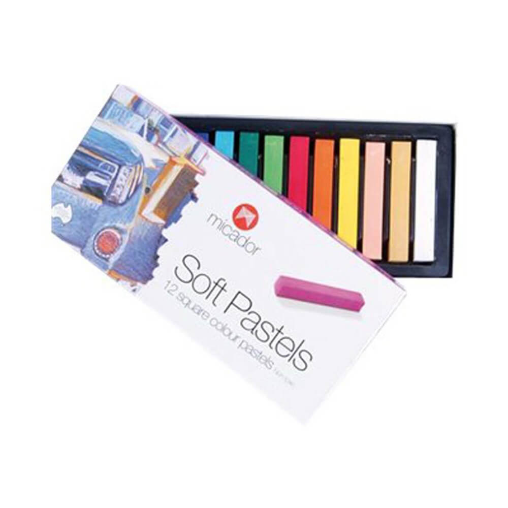 Micador Soft Pastel Crayons (Pack of 12)