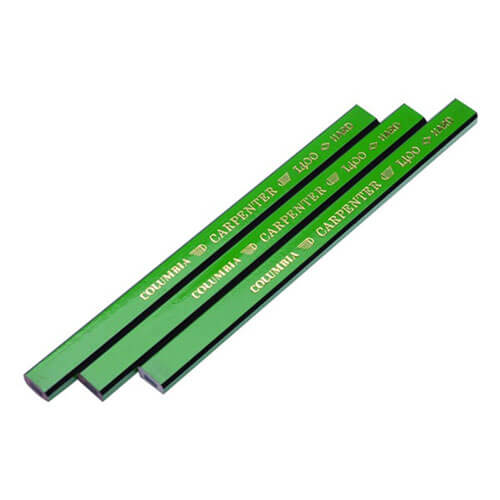 Columbia Carpenters Hard Pencil 10pcs (Green)