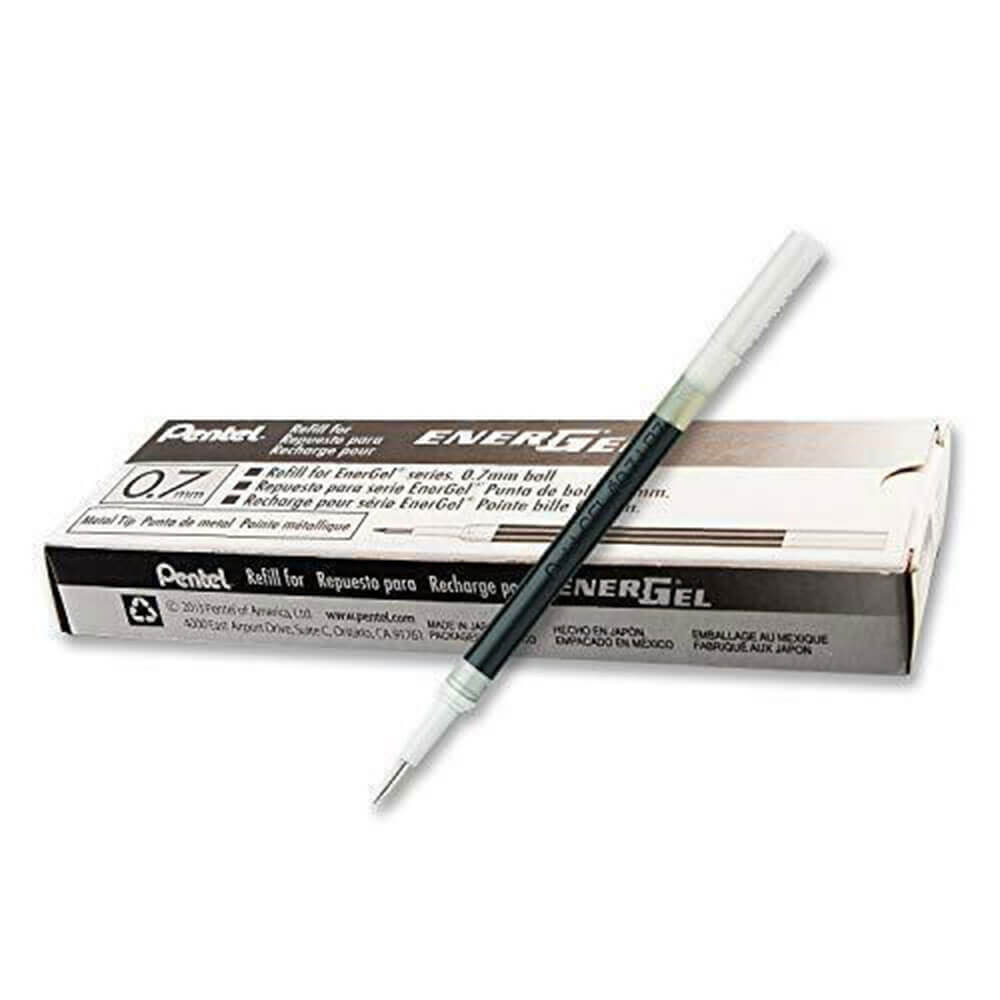 Pentel EnerGel 0.7mm Liquid Gel Pen Refill 12pcs