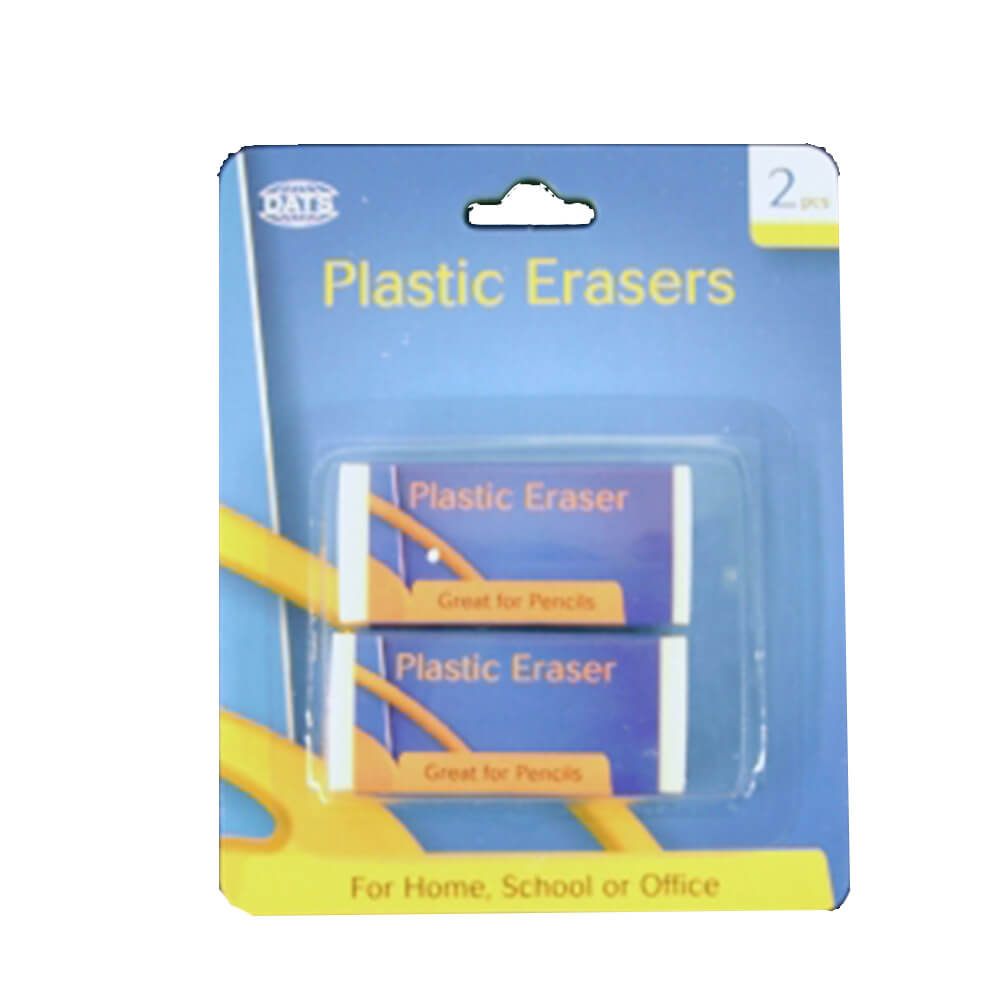 Dats Plastic Eraser (Pack of 2)