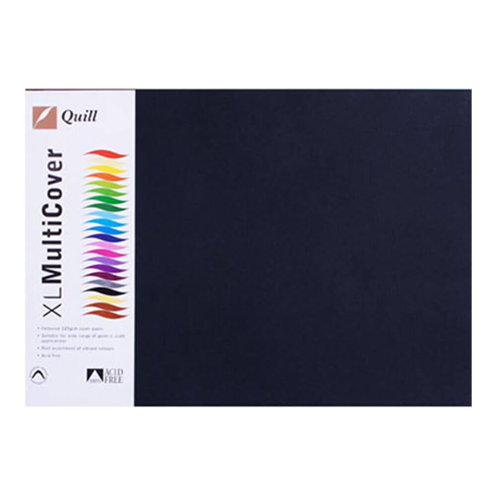 Quill Extra Large Cover A3 Paper Ream 125gsm (Black)
