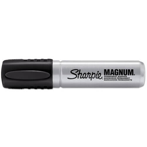 Sharpie Magnum 44 Chisel Tip Marker 12pcs (Black)
