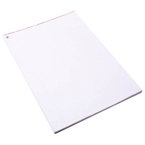 Quill A4 1 Hole 90-Leaf Exam Pad 60gsm 10pk (White)