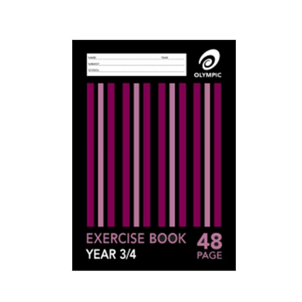 Olympic A4 48-Page Year 3/4 Exercise Book (Pack of 20)