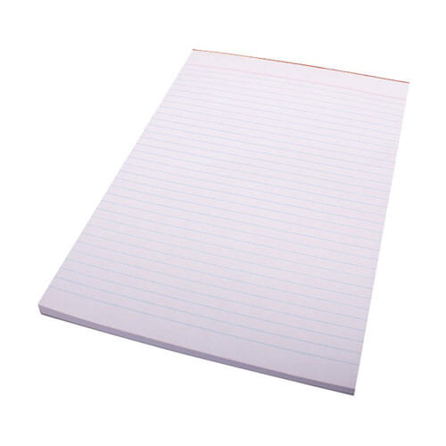 Quill A4 Bank Ruled Office Pads (Pack of 10)
