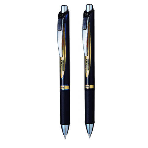 Pentel EnerGel Retractable Metal Tip Pen (0.5mm)