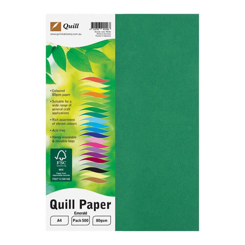 Quill Extra Large A4 Paper 80gsm (500 Sheets)