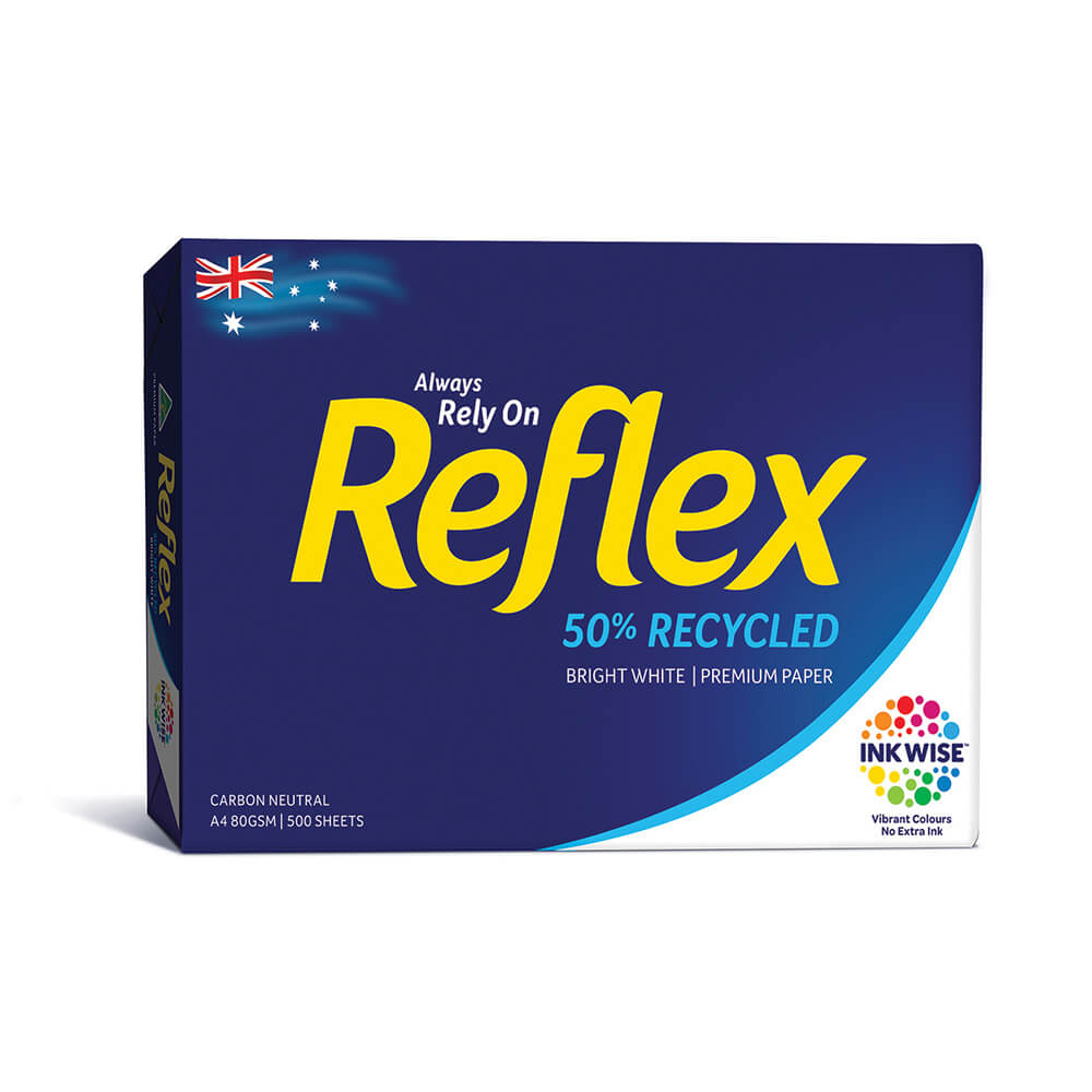 Reflex 50% Recycled Copy Paper Ream (White)