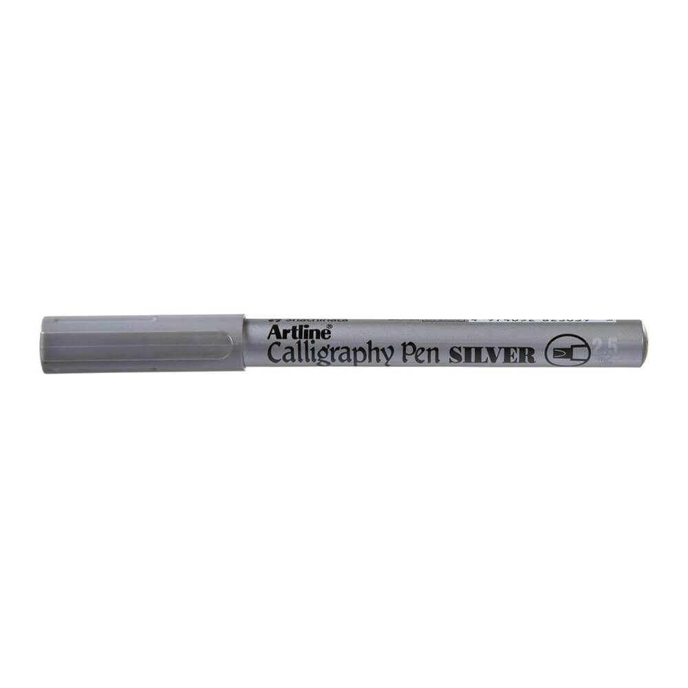 Artline Calligraphy Pen 2.5mm (Silver)