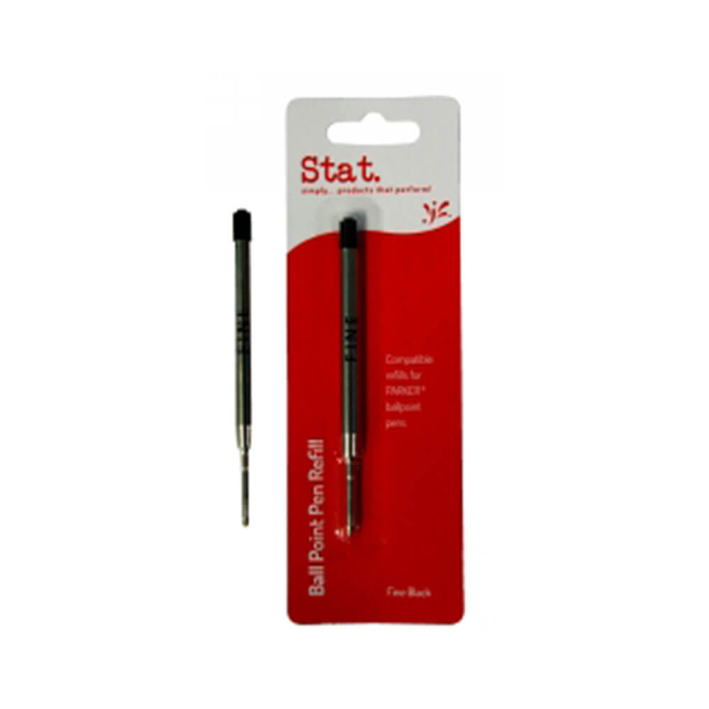 Stat Parker Fine Ballpoint Pen Refill (Pack of 10)