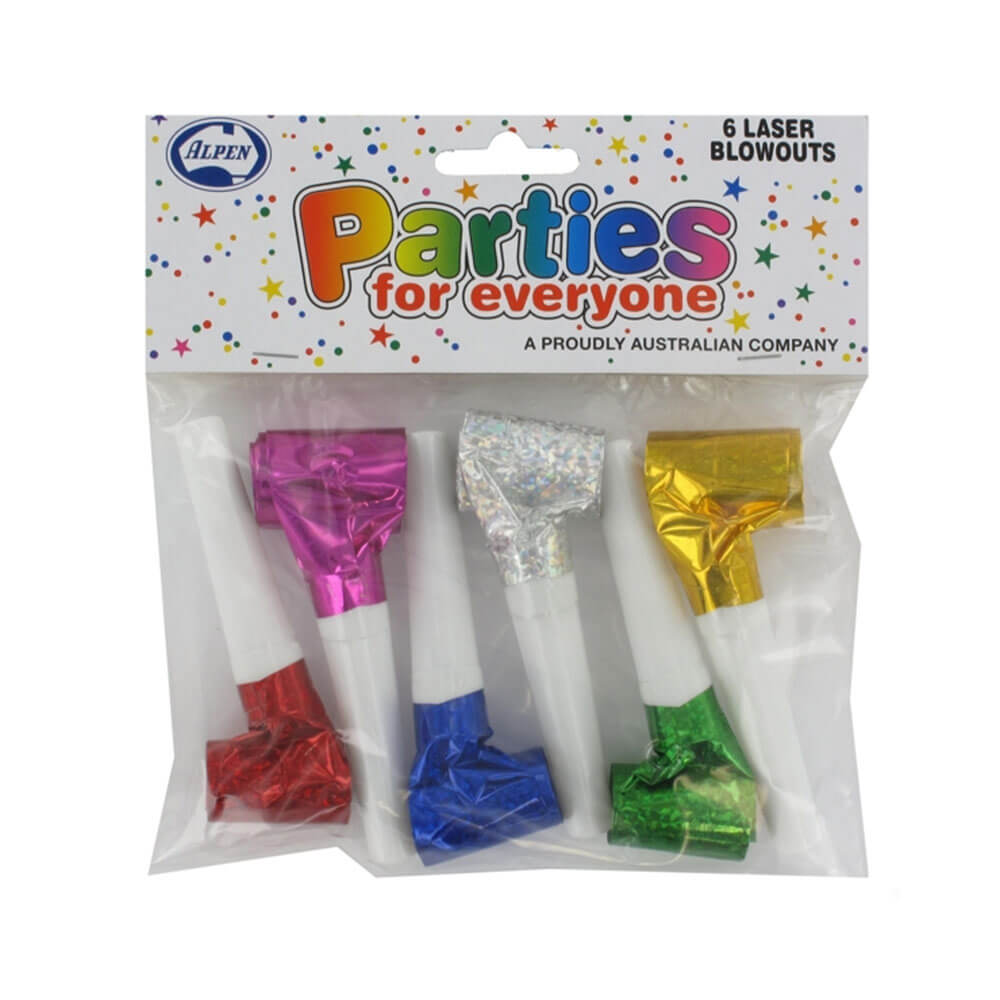 Alpen Party Blowouts (Pack of 6)