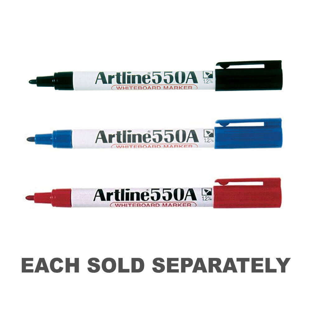 Artline 550A Whiteboard Bullet Tip Marker (Box of 12)
