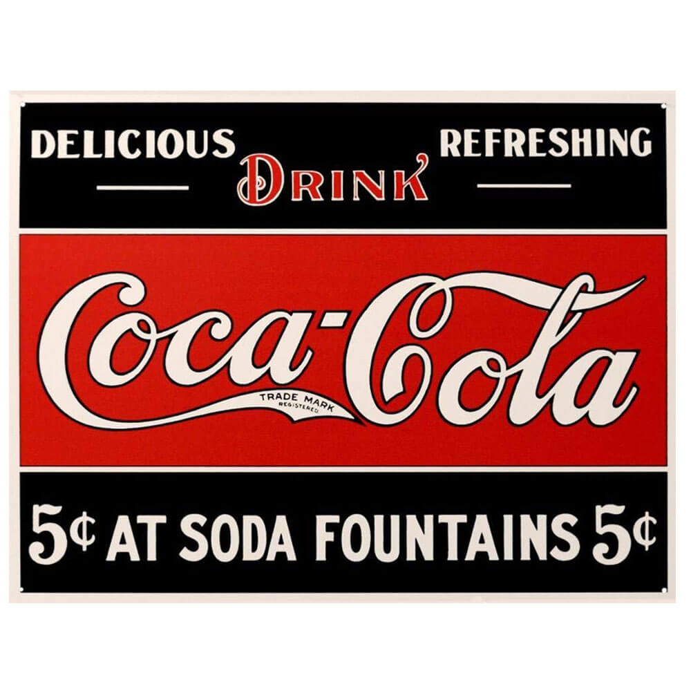 Coca-Cola Retro Tin Sign
