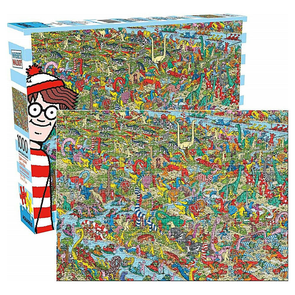 Where's Waldo Dinosaurs 1000pc Puzzle