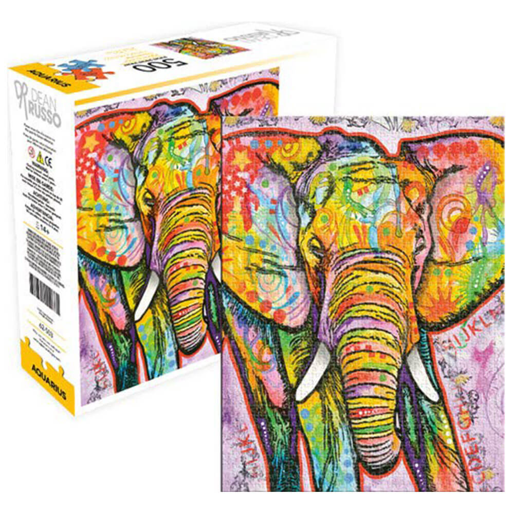 Dean Russo Elephant 500pc Aquarius Select Puzzle