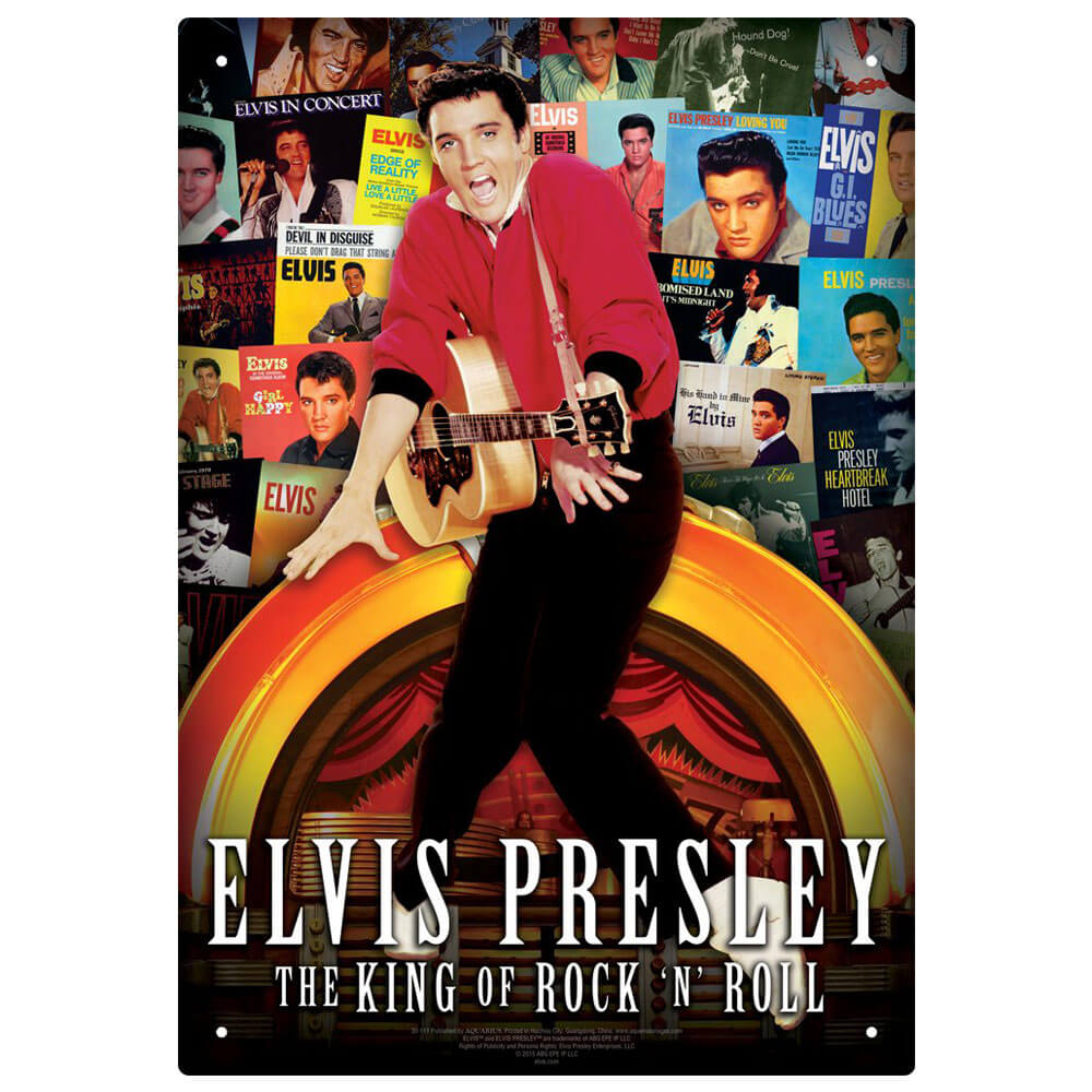 Elvis Albums Tin Sign