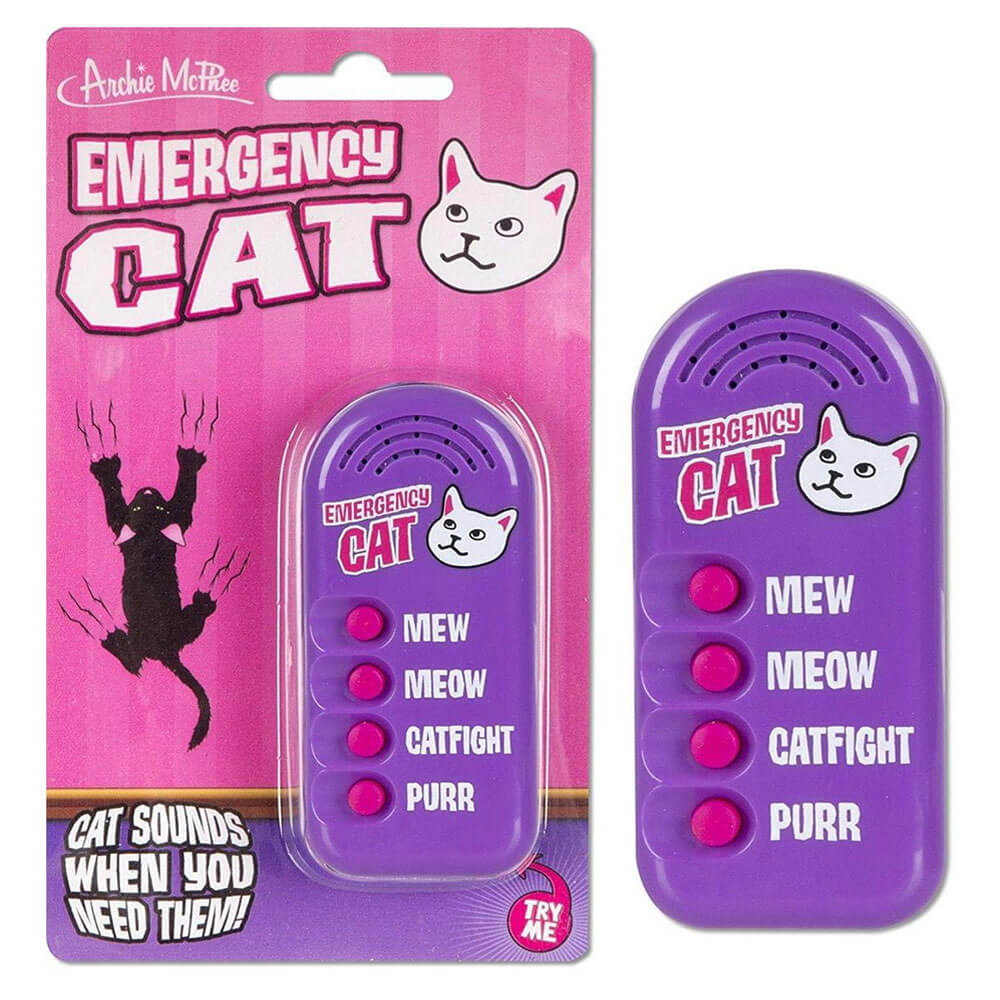 Archie McPhee Emergency Cat Button