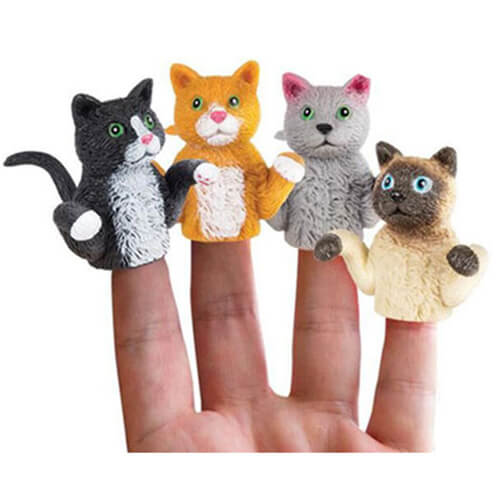 Archie McPhee Cat Finger Puppets