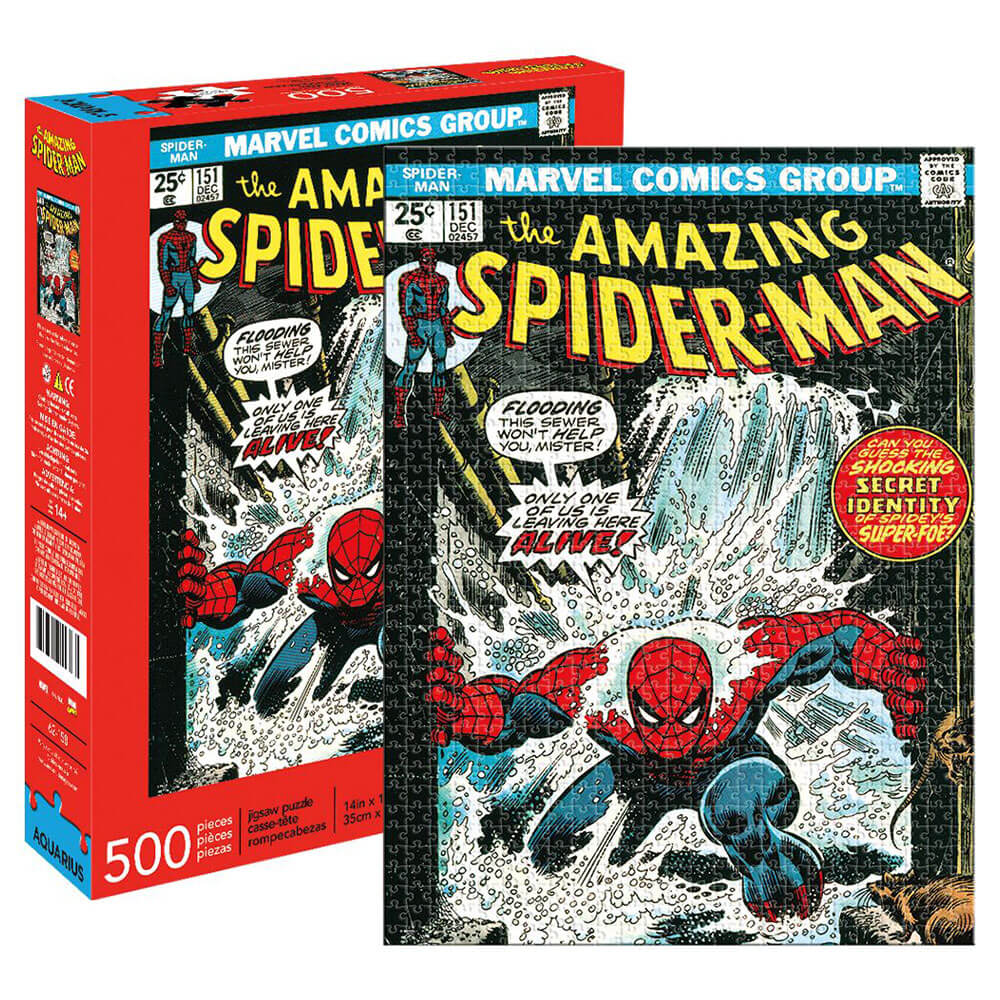 Marvel Spider-Man Cover 500pc Puzzle