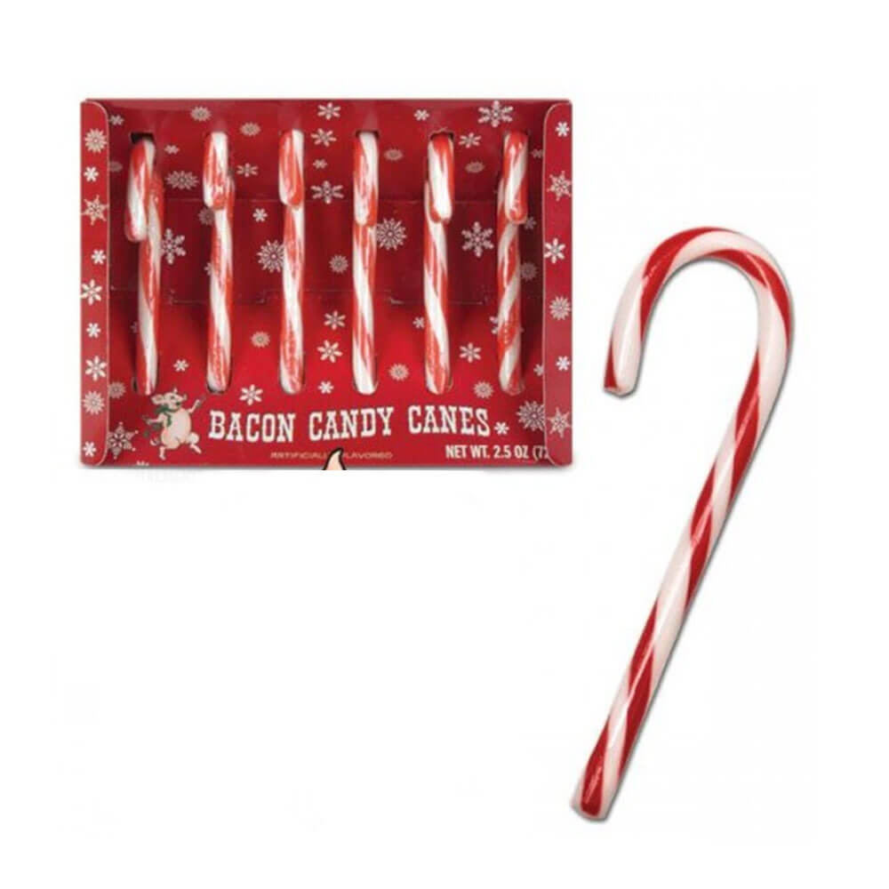 Archie McPhee Bacon Candy Canes
